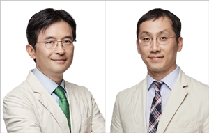 ▲(왼쪽부터) 김양수, 김종호 교수