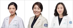 ▲(왼쪽부터) 최윤진·김명신 교수, 정유연 임상강사 (사진 제공: 서울성모병원)