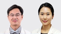 ▲(왼쪽부터) 박동일, 박성미 교수 (사진 제공: 강북삼성병원)