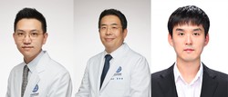 ▲(왼쪽부터) 차재국, 정의원, 홍진기 교수 (사진 출처: 세브란스병원)