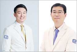 ▲(왼쪽부터) 박형열, 이준석 교수 (사진 출처: 은평성모병원)