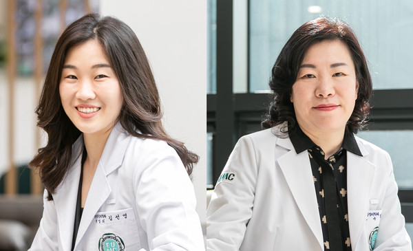 ▲(왼쪽부터) 김선영, 임원정 교수 (사진 제공=이대서울병원)